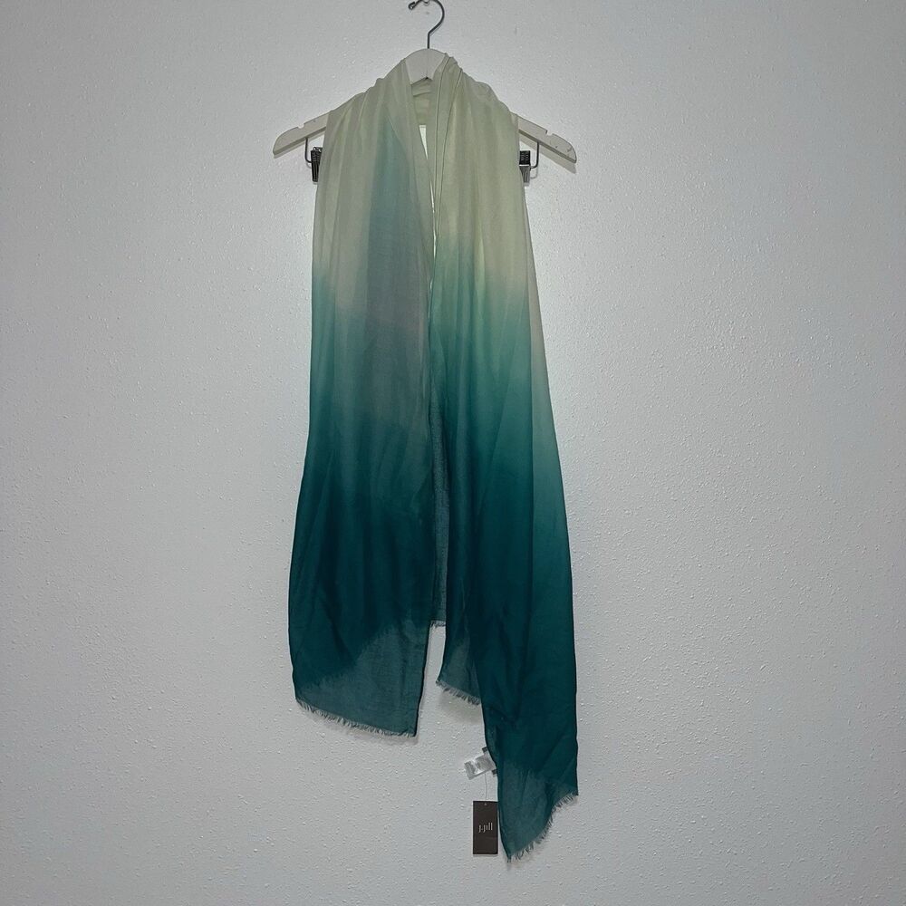 j. jill nwt blue teal white ombre scarf Women’s New